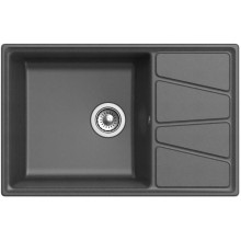 Кухонная мойка GranFest графит Vertex GF-V-780L