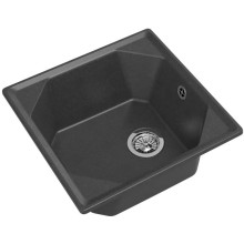 Кухонная мойка GranFest графит Unique GF-U-500