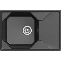 Кухонная мойка GranFest черный Unique GF-U-740L