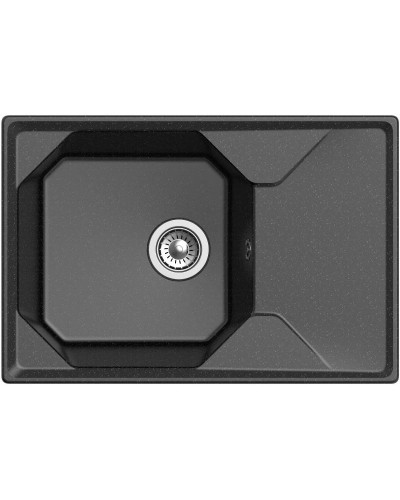 Кухонная мойка GranFest черный Unique GF-U-740L