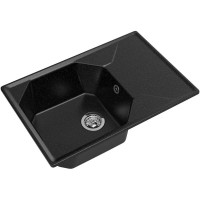 Кухонная мойка GranFest черный Unique GF-U-740L