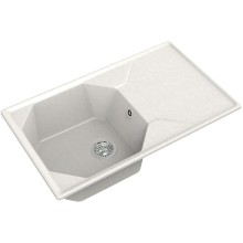 Кухонная мойка GranFest белый Unique GF-U-840L