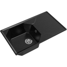 Кухонная мойка GranFest черный Unique GF-U-840L