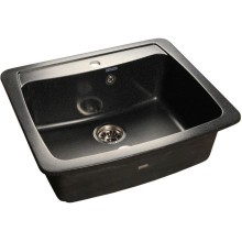 Кухонная мойка GranFest черный Standart GF-S605