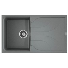 Кухонная мойка Tetogranit Omoikiri Yasugata 86-GR ленинградский серый 4993546