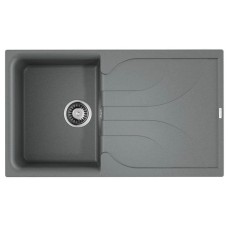 Кухонная мойка Tetogranit Omoikiri Yasugata 86-GR ленинградский серый 4993546