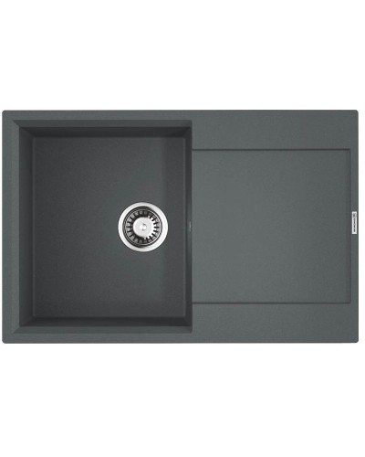 Кухонная мойка Tetogranit Omoikiri Daisen 78T-GR ленинградский серый 4993584