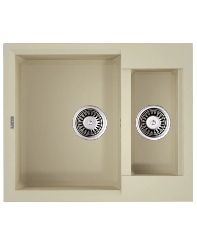 Кухонная мойка Tetogranit Omoikiri Sakaime 60-2-BE ваниль 4993909