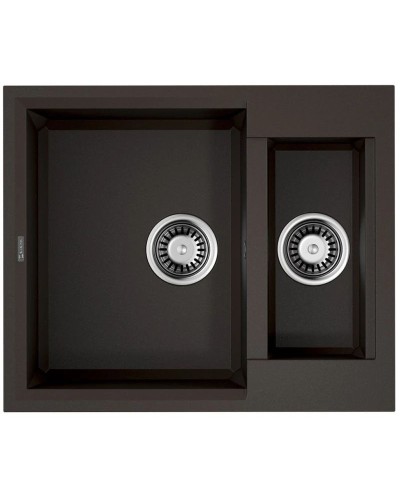 Кухонная мойка Tetogranit Omoikiri Sakaime 60-2-DC темный шоколад 4993912