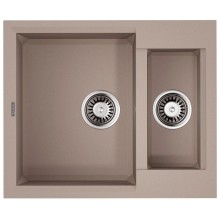 Кухонная мойка Tetogranit Omoikiri Sakaime 60-2-SA бежевый 4993910