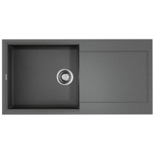 Кухонная мойка Tetogranit Omoikiri Sakaime 100-GR ленинградский серый 4993561