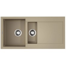 Кухонная мойка Tetogranit Omoikiri Sakaime 100-2-CH шампань 4993897