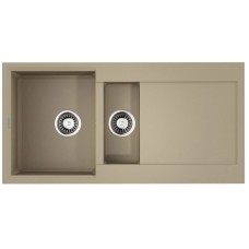 Кухонная мойка Tetogranit Omoikiri Sakaime 100-2-CH шампань 4993897