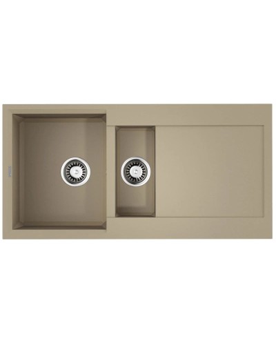 Кухонная мойка Tetogranit Omoikiri Sakaime 100-2-CH шампань 4993897
