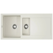 Кухонная мойка Tetogranit Omoikiri Sakaime 100-2-WH белый 4993895