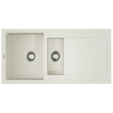 Кухонная мойка Tetogranit Omoikiri Sakaime 100-2-WH белый 4993895