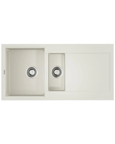 Кухонная мойка Tetogranit Omoikiri Sakaime 100-2-WH белый 4993895