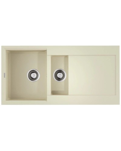 Кухонная мойка Tetogranit Omoikiri Sakaime 100-2-BE ваниль 4993893