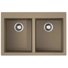 Кухонная мойка Tetogranit Omoikiri Bosen 80-2-SA бежевый 4993838