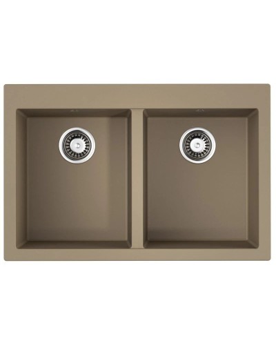 Кухонная мойка Tetogranit Omoikiri Bosen 80-2-SA бежевый 4993838
