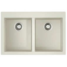 Кухонная мойка Tetogranit Omoikiri Bosen 80-2-WH белый 4993839