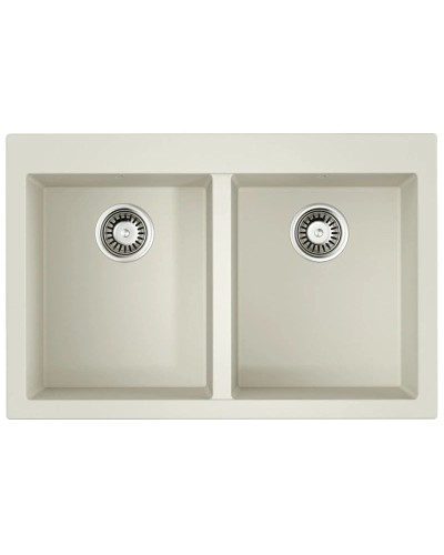 Кухонная мойка Tetogranit Omoikiri Bosen 80-2-WH белый 4993839