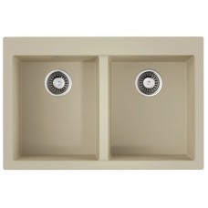 Кухонная мойка Tetogranit Omoikiri Bosen 80-2-BE ваниль 4993837