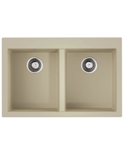 Кухонная мойка Tetogranit Omoikiri Bosen 80-2-BE ваниль 4993837