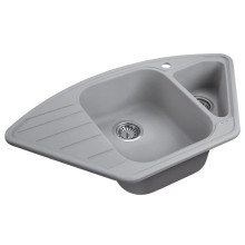 Кухонная мойка Paulmark Wiese серый металлик PM529050-GRM