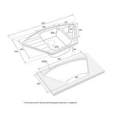 Кухонная мойка Paulmark Wiese черный PM529050-BL