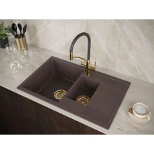 Кухонная мойка Paulmark Feste кофе PM237850-CO