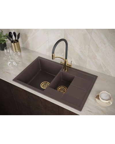 Кухонная мойка Paulmark Feste кофе PM237850-CO