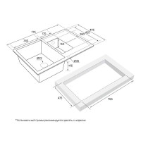 Кухонная мойка Paulmark Feste кофе PM237850-CO