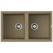 Кухонная мойка Tetogranit Omoikiri Tedori 86-2-CH шампань 4993929