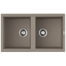 Кухонная мойка Tetogranit Omoikiri Tedori 86-2-SA бежевый 4993926