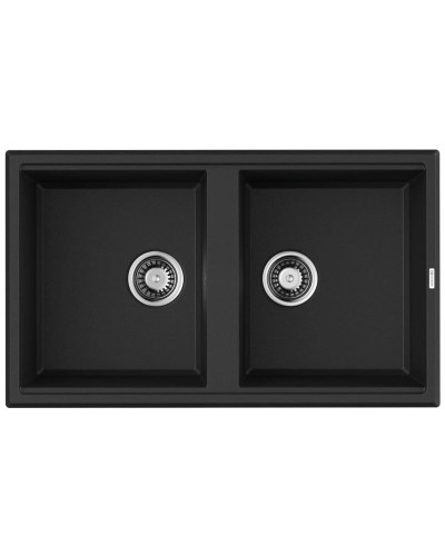 Кухонная мойка Tetogranit Omoikiri Tedori 86-2-BL черный 4993924
