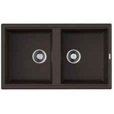 Кухонная мойка Tetogranit Omoikiri Tedori 86-2-DC темный шоколад 4993928
