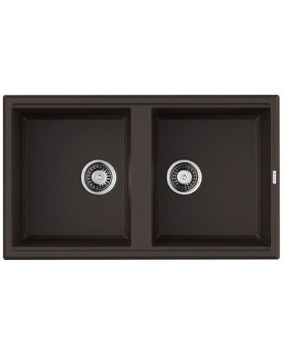 Кухонная мойка Tetogranit Omoikiri Tedori 86-2-DC темный шоколад 4993928