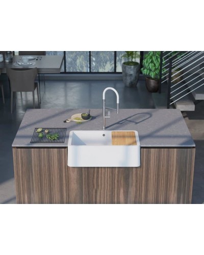 Кухонная мойка Tetogranit Omoikiri Tarento 83-BL черный  4993178