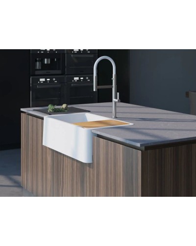 Кухонная мойка Tetogranit Omoikiri Tarento 83-WH белый 4993177