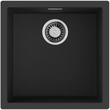 Кухонная мойка Tetogranit Omoikiri Yamakawa 45T-U/I-BL черный 4993302