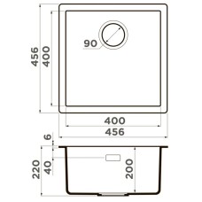 Кухонная мойка Tetogranit Omoikiri Yamakawa 45T-U/I-CH шампань 4993426
