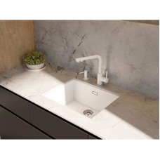 Кухонная мойка Tetogranit Omoikiri Yamakawa 55T-U/I-WH белый 4993431