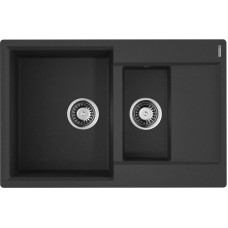 Кухонная мойка Tetogranit Omoikiri Daisen 78-2T-BL черный 4993535