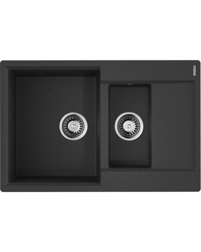 Кухонная мойка Tetogranit Omoikiri Daisen 78-2T-BL черный 4993535
