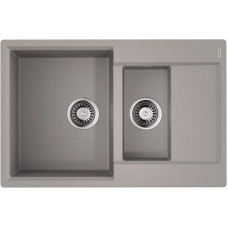 Кухонная мойка Tetogranit Omoikiri Daisen 78-2T-GR ленинградский серый 4993585