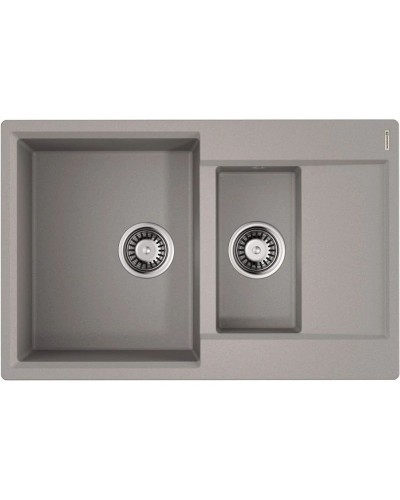 Кухонная мойка Tetogranit Omoikiri Daisen 78-2T-GR ленинградский серый 4993585