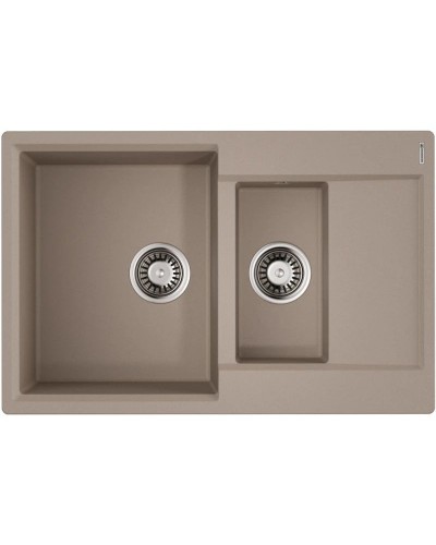 Кухонная мойка Tetogranit Omoikiri Daisen 78-2T-SA бежевый 4993536