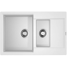 Кухонная мойка Tetogranit Omoikiri Daisen 78-2T-WH белый 4993530