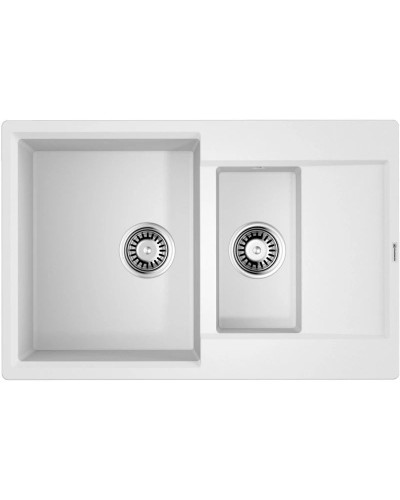 Кухонная мойка Tetogranit Omoikiri Daisen 78-2T-WH белый 4993530
